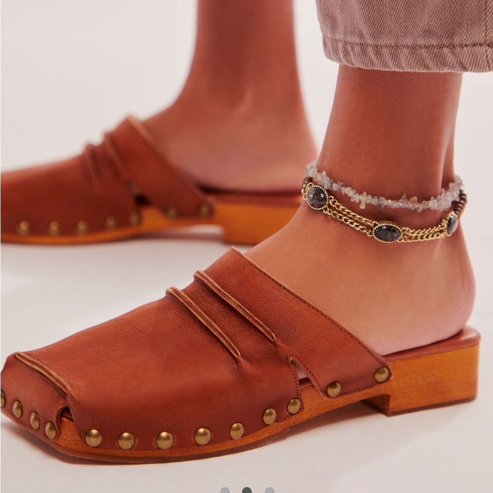 Free People Ivy Studded Mules